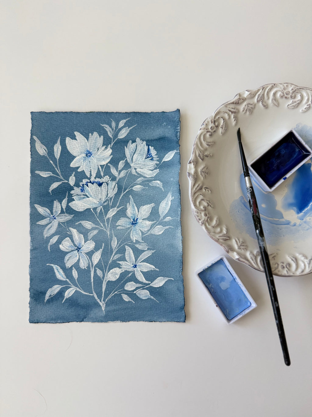 Pressed in Blue