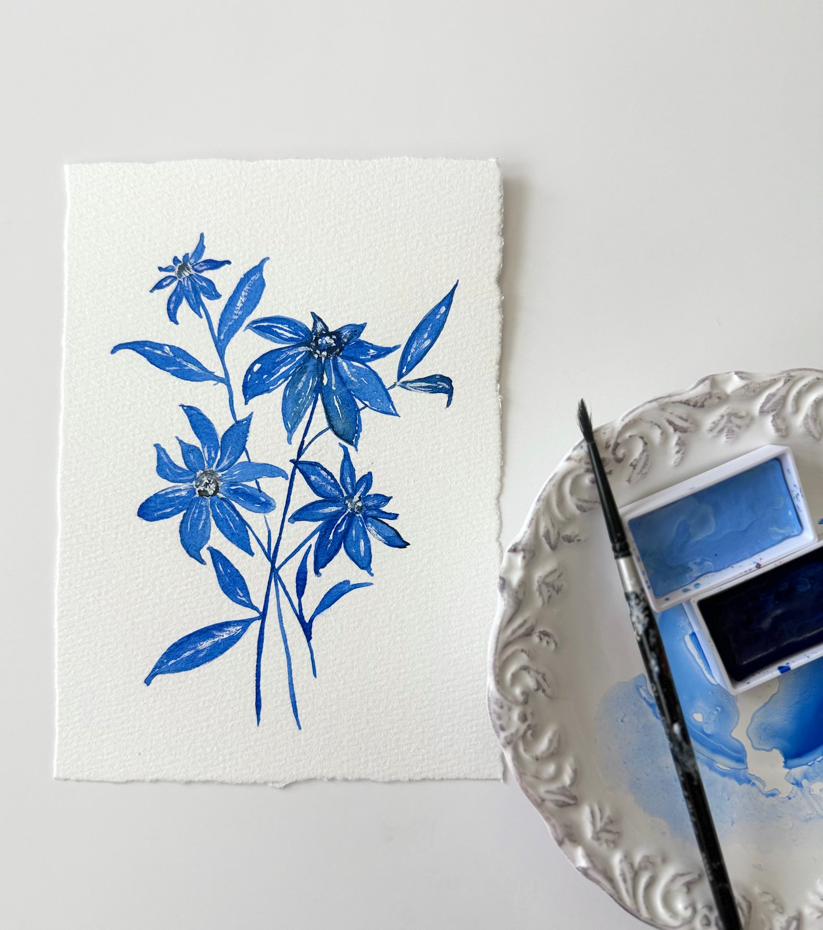 Indigo Wildflowers