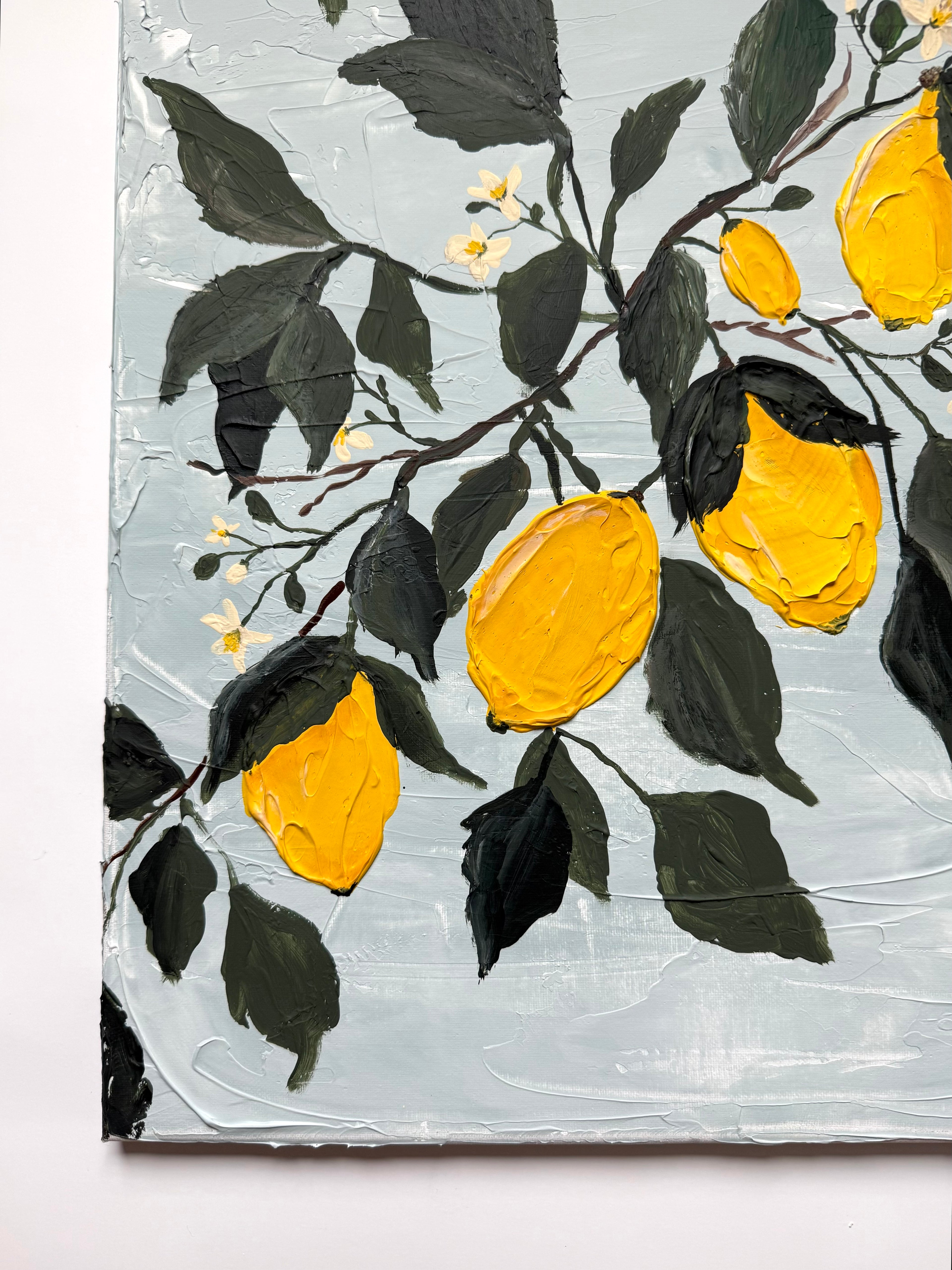 Limoncello | 18x24 Original Textured Canvas Art