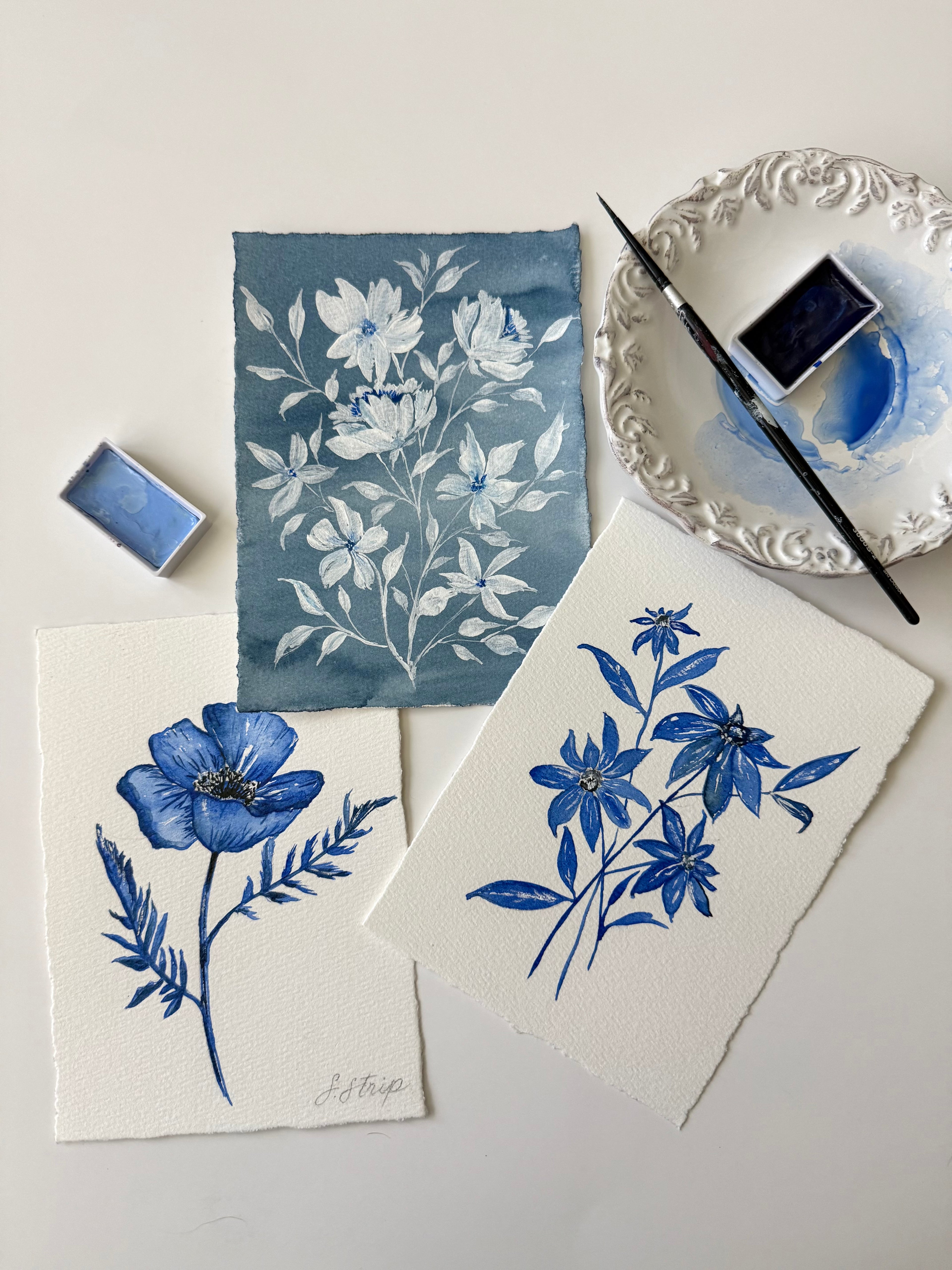 Indigo Wildflowers