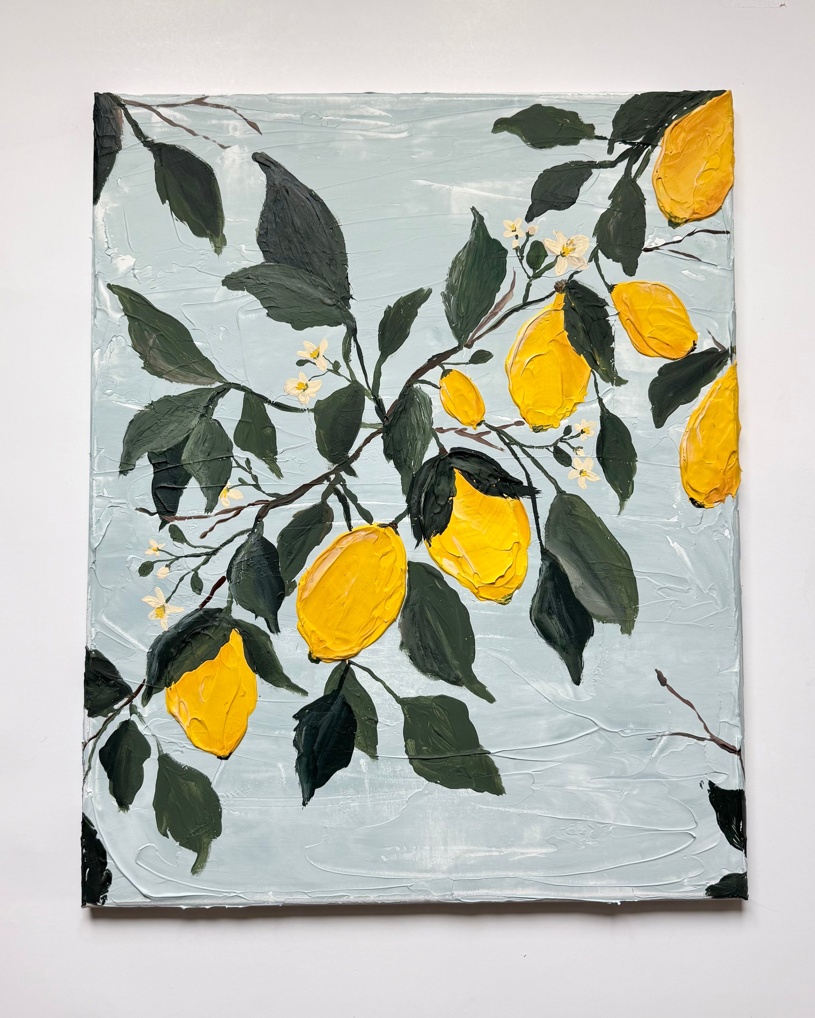 Limoncello | 18x24 Original Textured Canvas Art