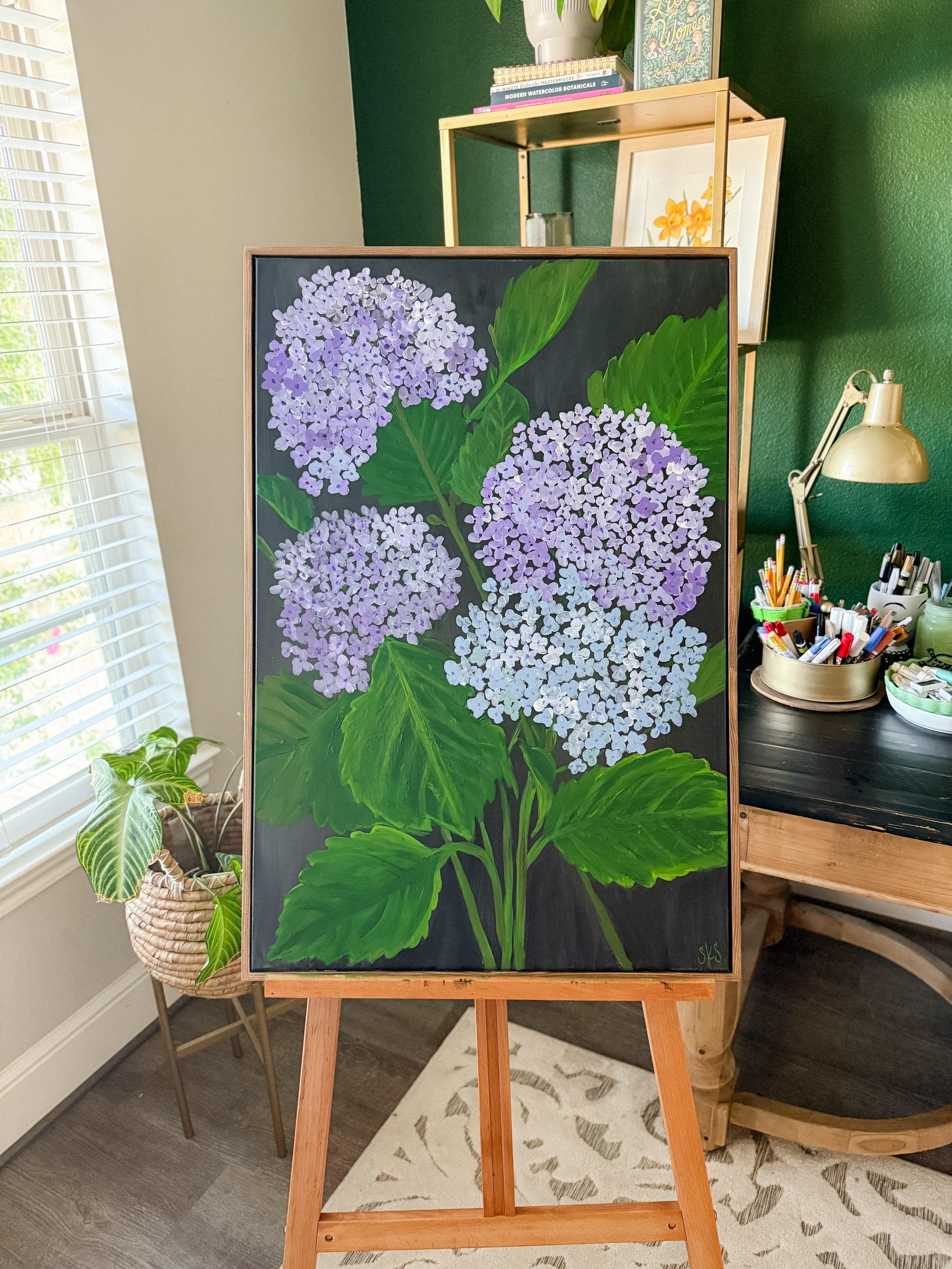 Original Hydrangea Painting 24x36